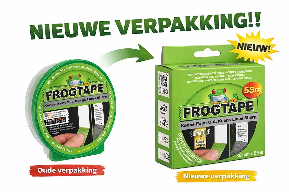 Frogtape nieuwe verpakking