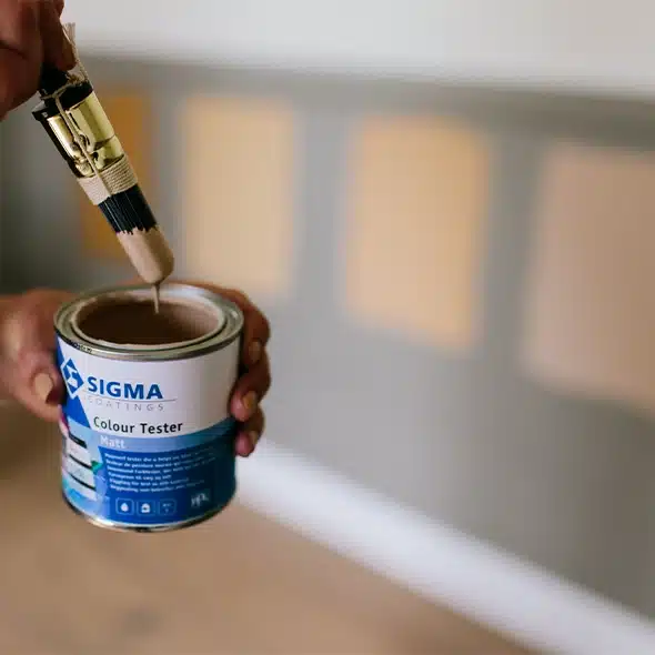 Sigma kleuren testen