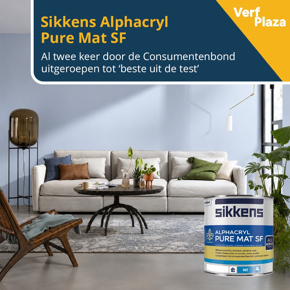 Sikkens Alphacryl Pure Mat SF beste uit de test
