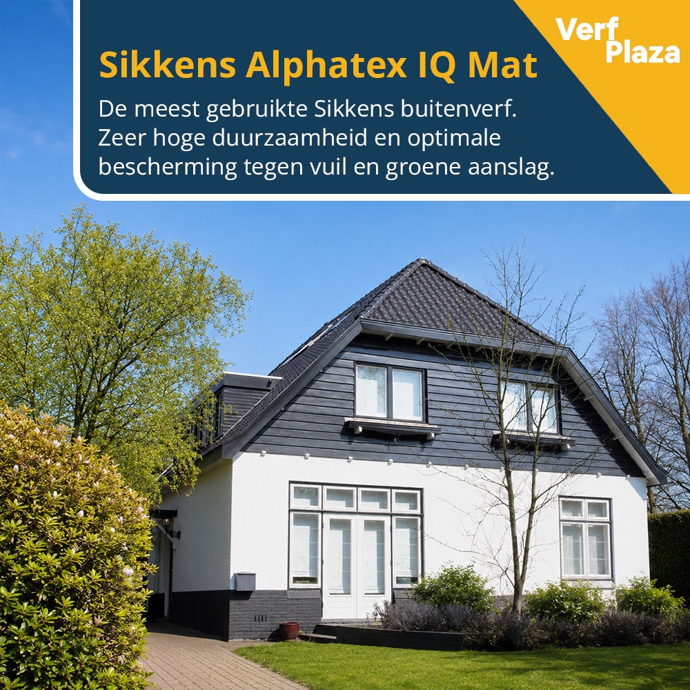 Sikkens Alphatex IQ Mat meest gebruikte buitenverf van Sikkens