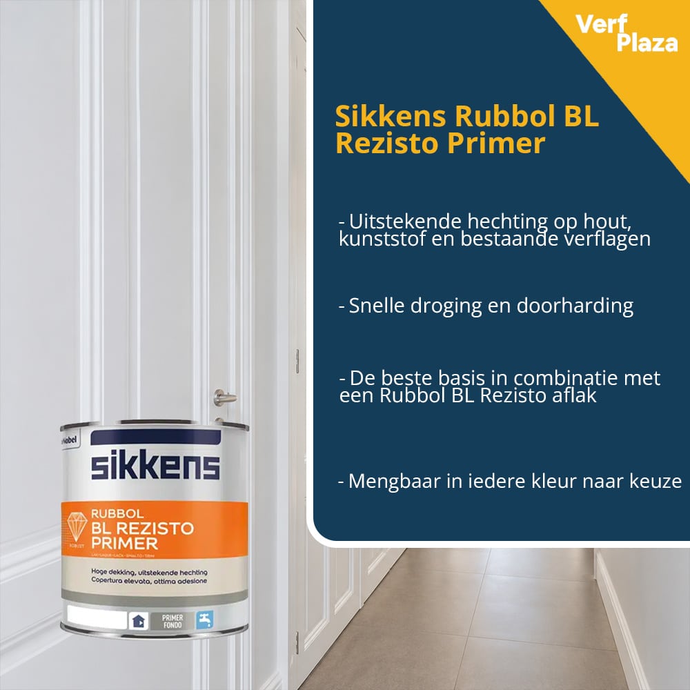 Sikkens Rubbol BL Rezisto Primer voordelen