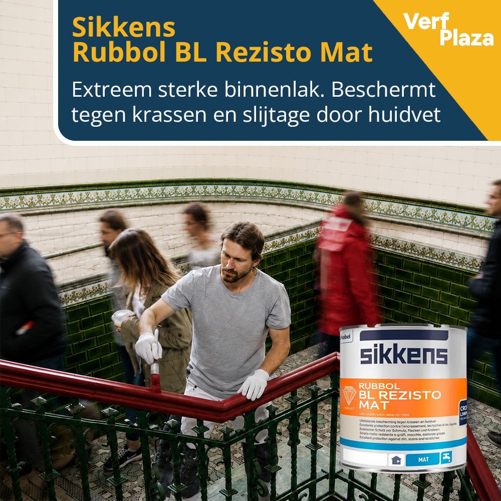 Sikkens Rubbol BL Rezisto Mat extreem sterke binnenlak