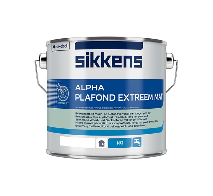 Sikkens Alpha Plafond Extreem Mat 2,5 liter