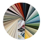 Farrow and Ball kleurenwaaier in het groot