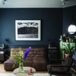 Farrow and Ball Black Blue voorbeeld