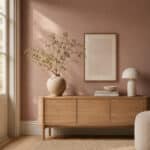 Geschilderde muur met de Little Greene Absolute Matt Emulsion
