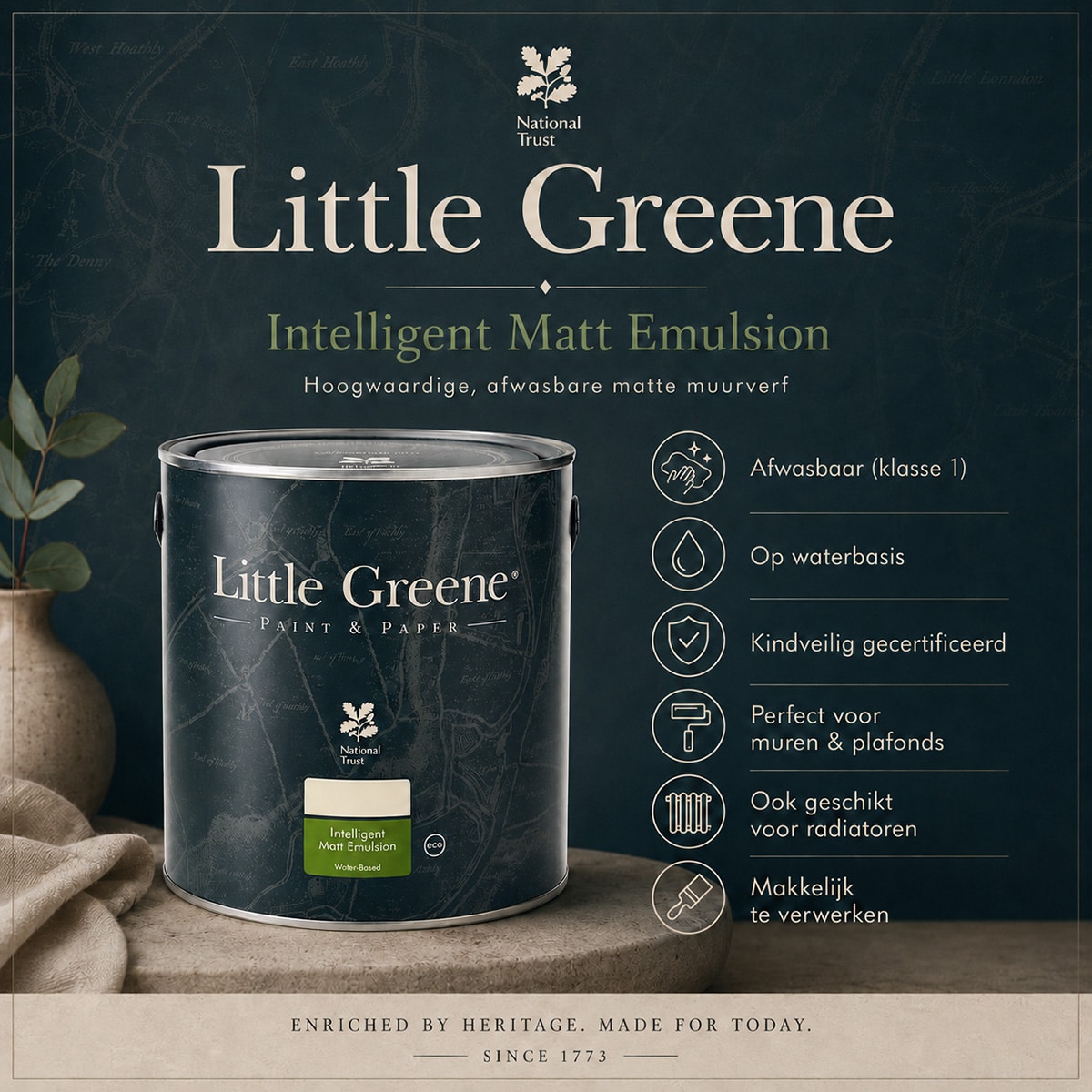 Little Greene Intelligent Matt Emulsion USP’s