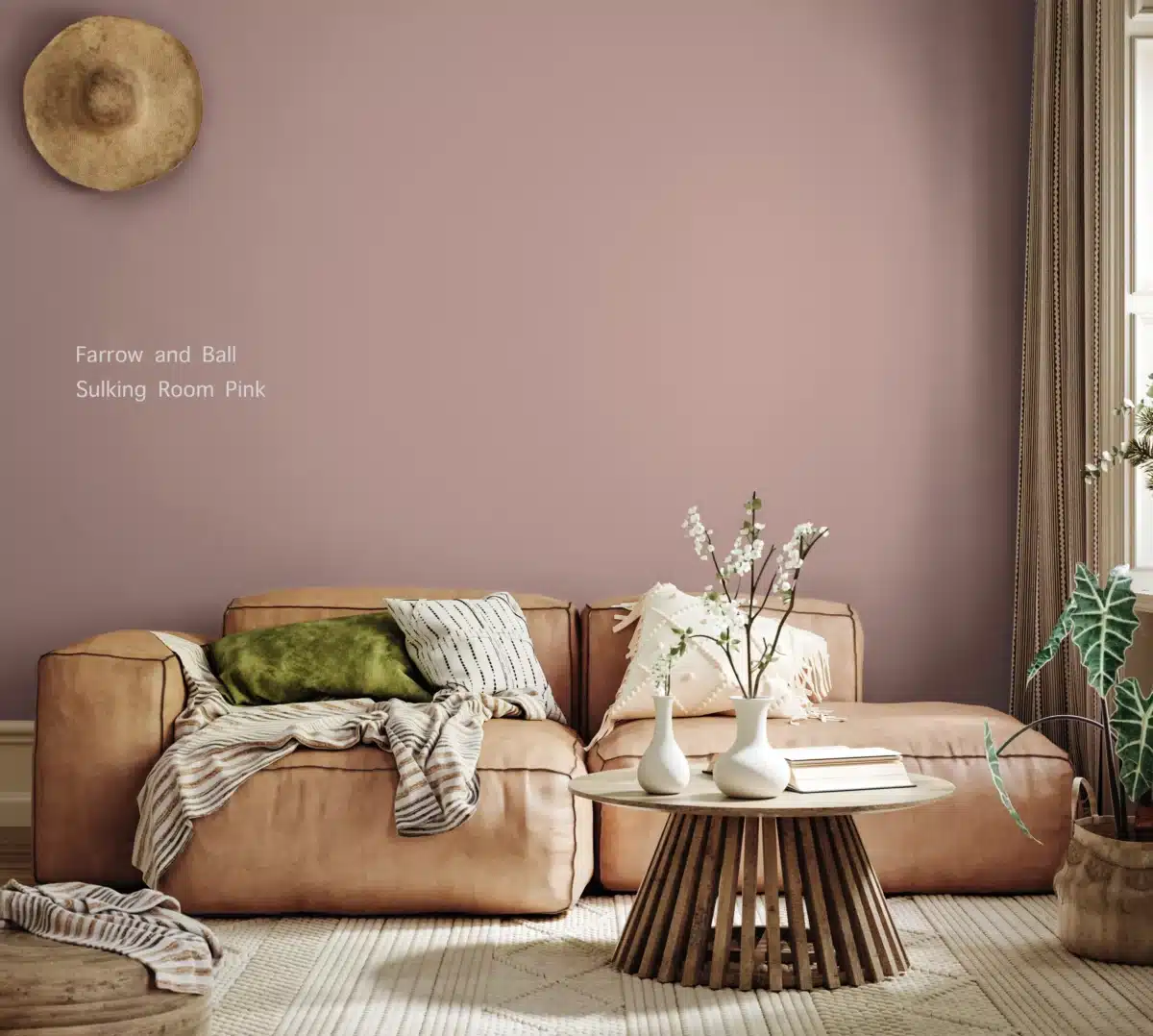 Sulking Room Pink voorbeeld foto op de muur