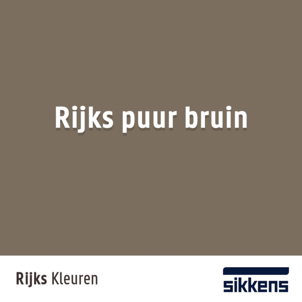 Sikkens RIJKS puur bruin