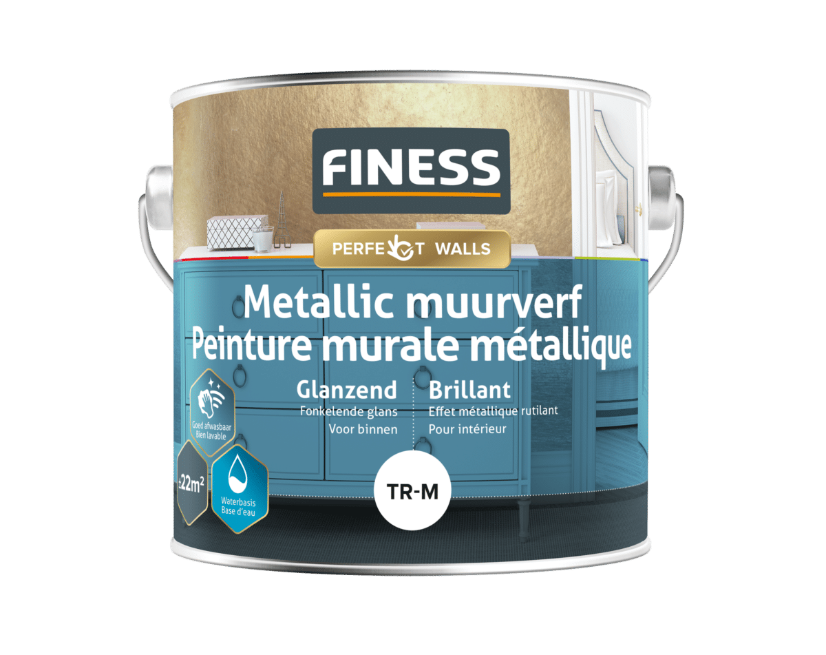 Finess Metallic Muurverf
