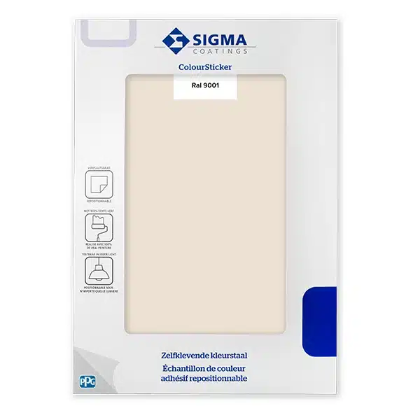 Sigma Colour Sticker – Ral 9001