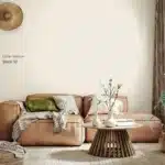 Kleur Little Greene kleur Stock op een muur