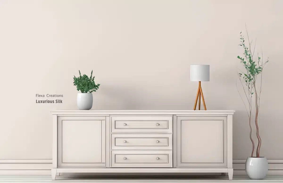 Luxurious Silk voorbeeld meubel en muur