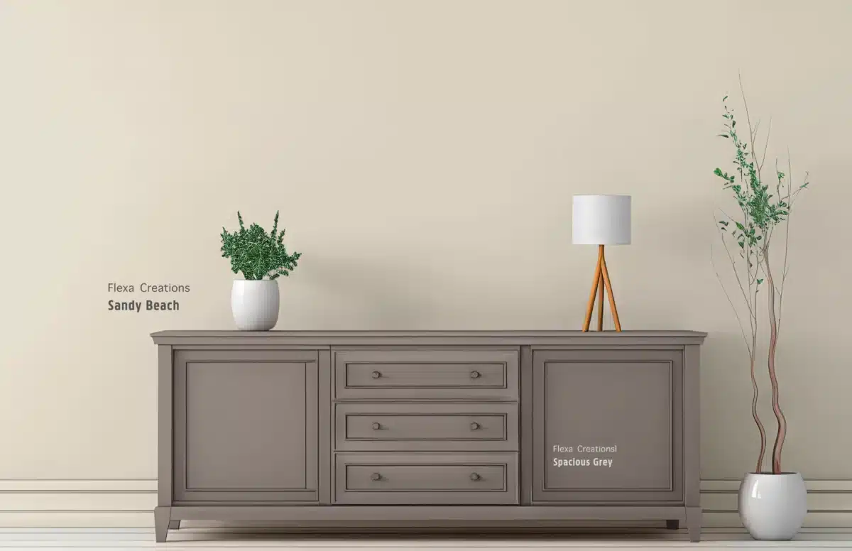 Sandy Beach met Spacious Grey