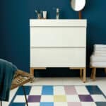 Little Green  Hicks’ Blue 208 Bathroom