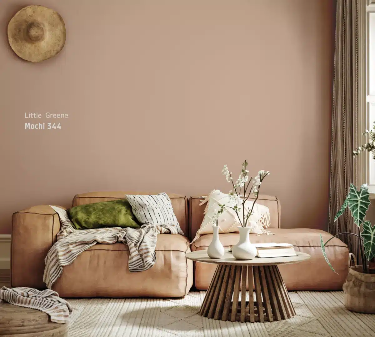 Little Greene Mochi oudroze kleur