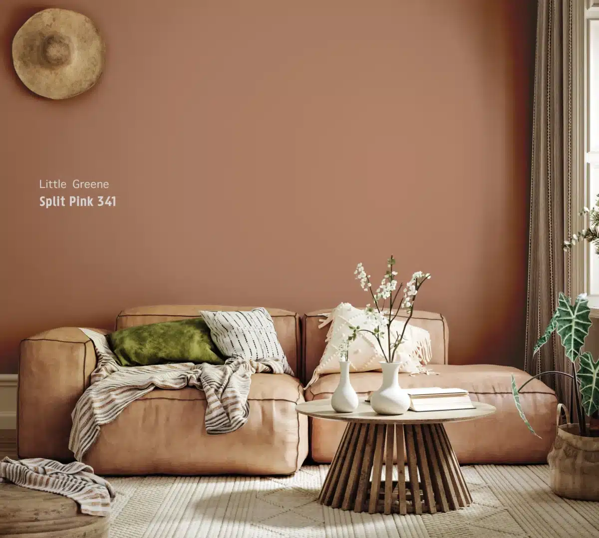 Little Greene Split Pink 341 muurverf