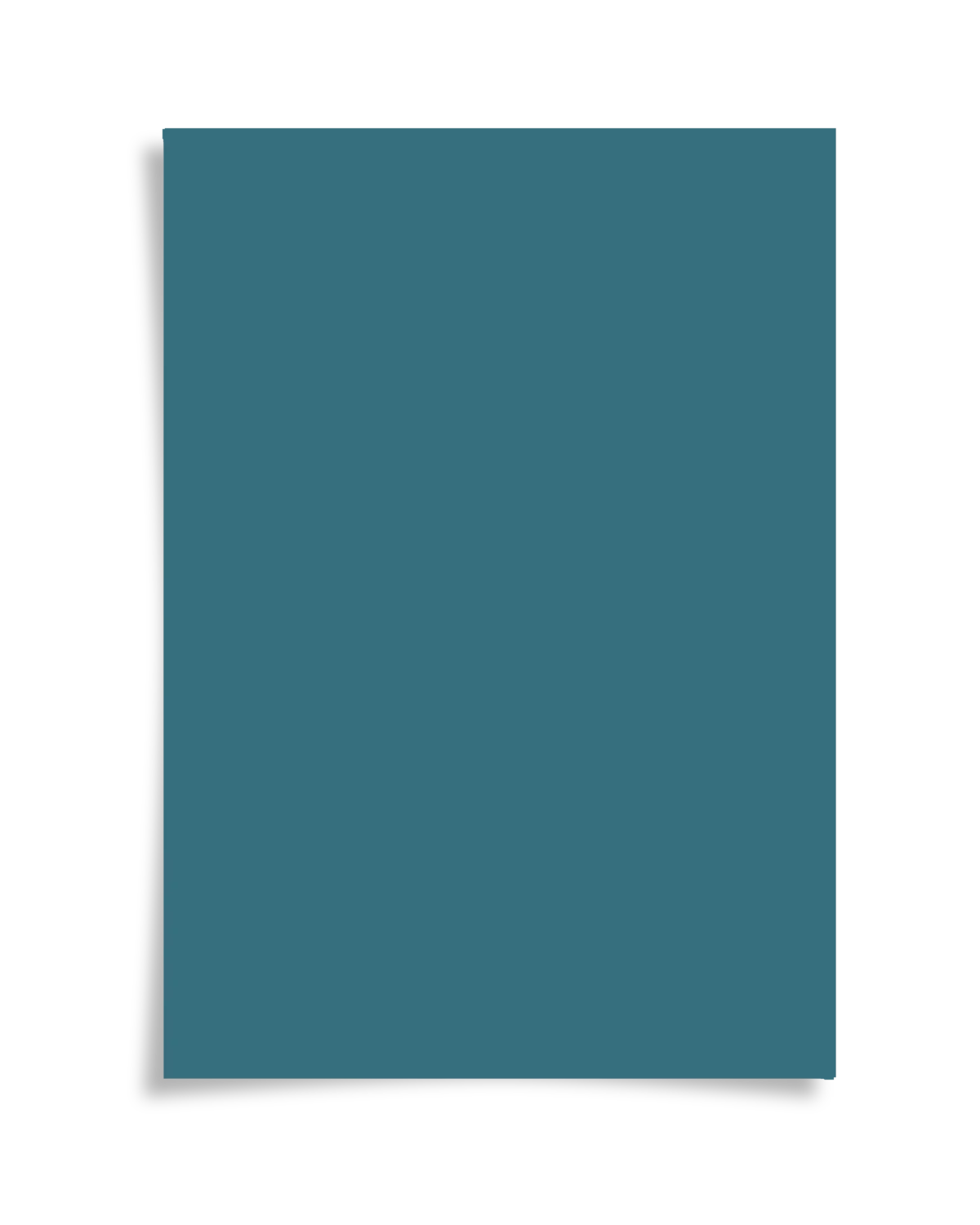 Full Aqua kleurstaal A4