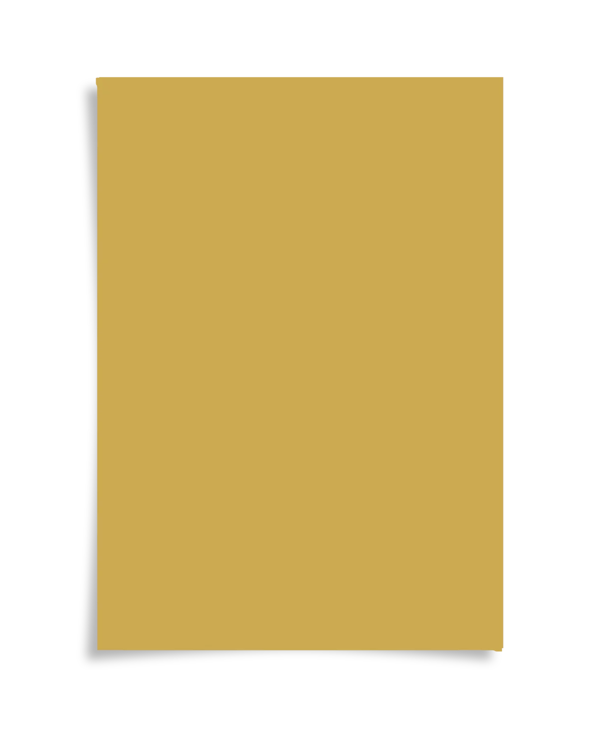 Full Mustard kleurstaal A4
