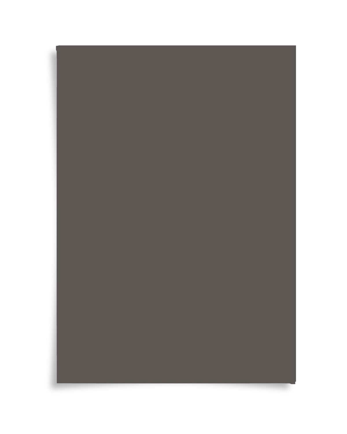 Full Taupe kleurstaal A4