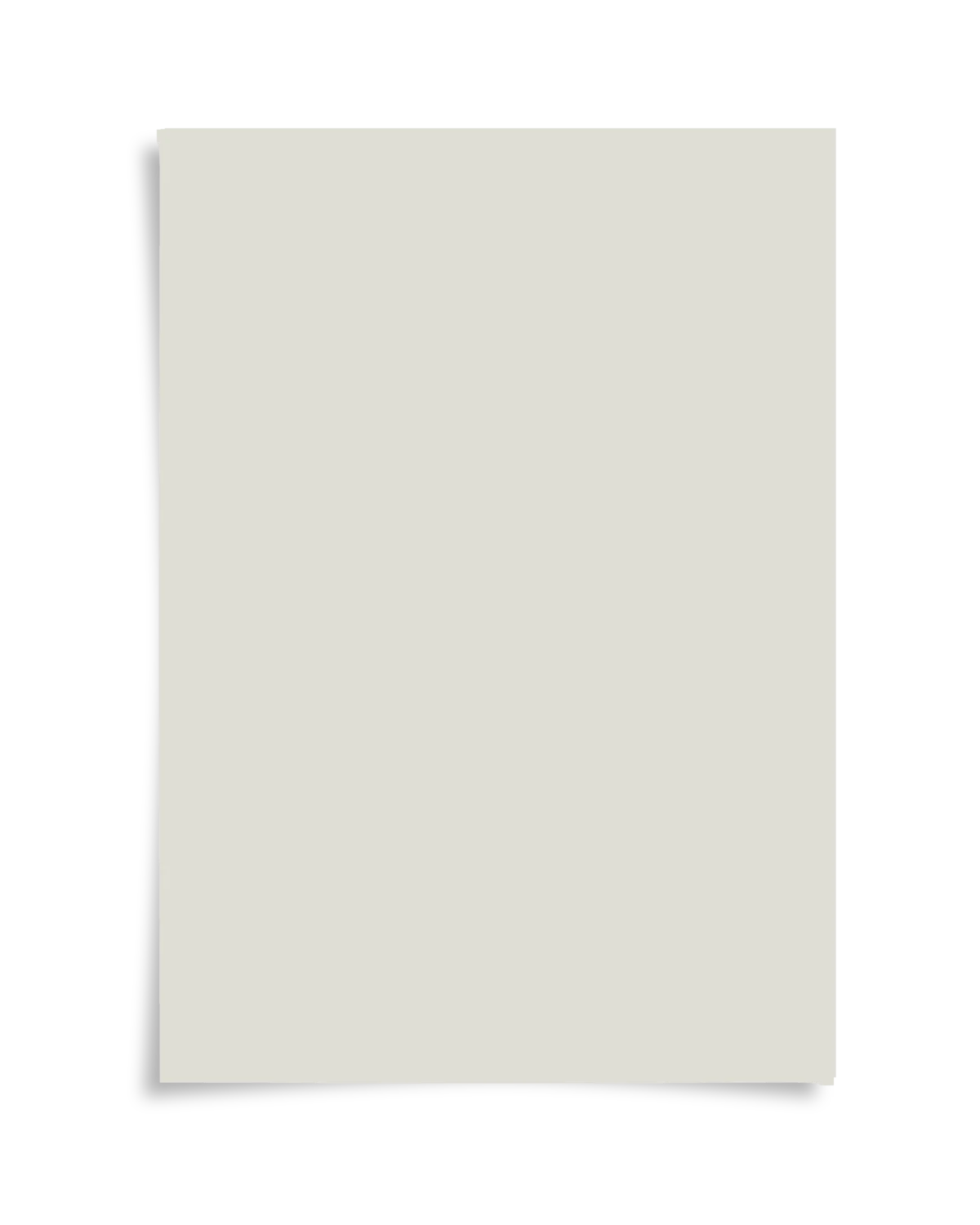 Gentle Grey kleurstaal A4