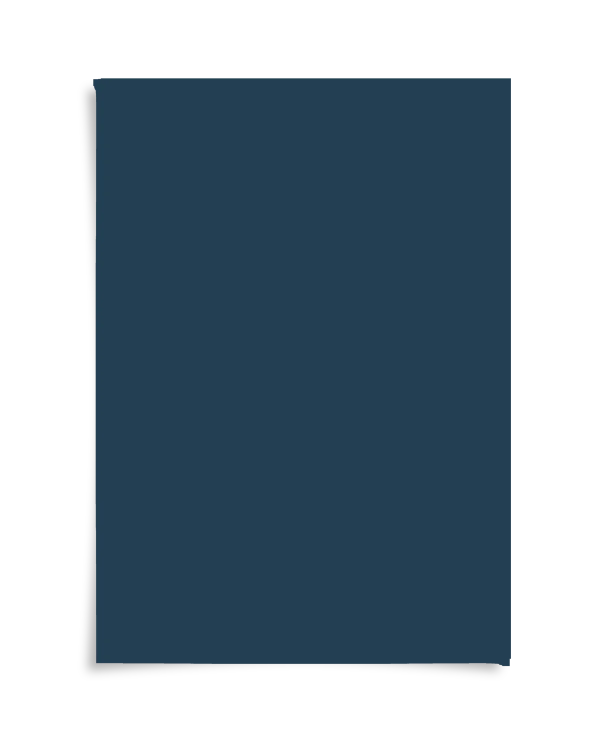 Lush Indigo kleurstaal A4