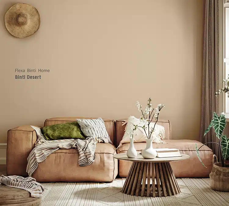 Binti Desert kleur op de muur