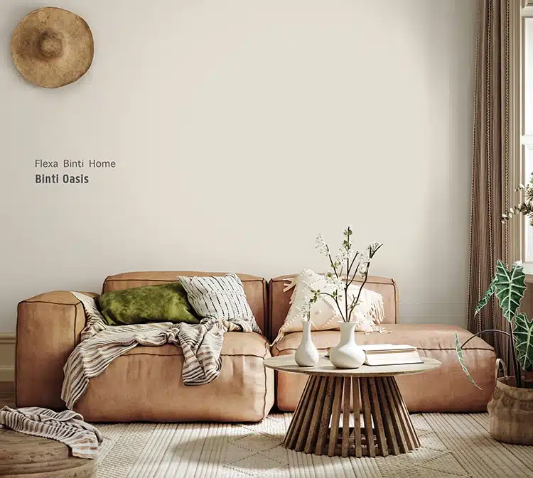 Binti Oasis kleur op de muur