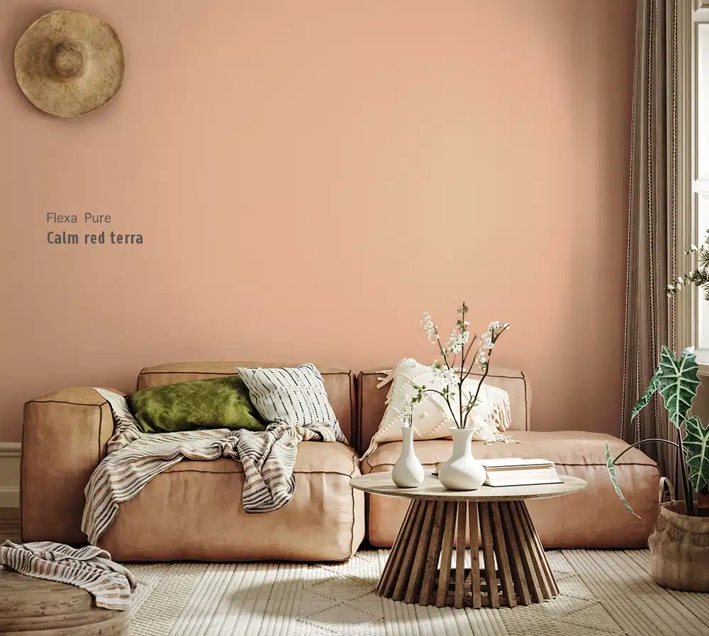 Calm red terra Flexa Pure