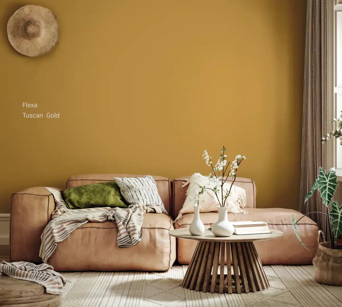 Flexa Tuscan Gold voorbeeld