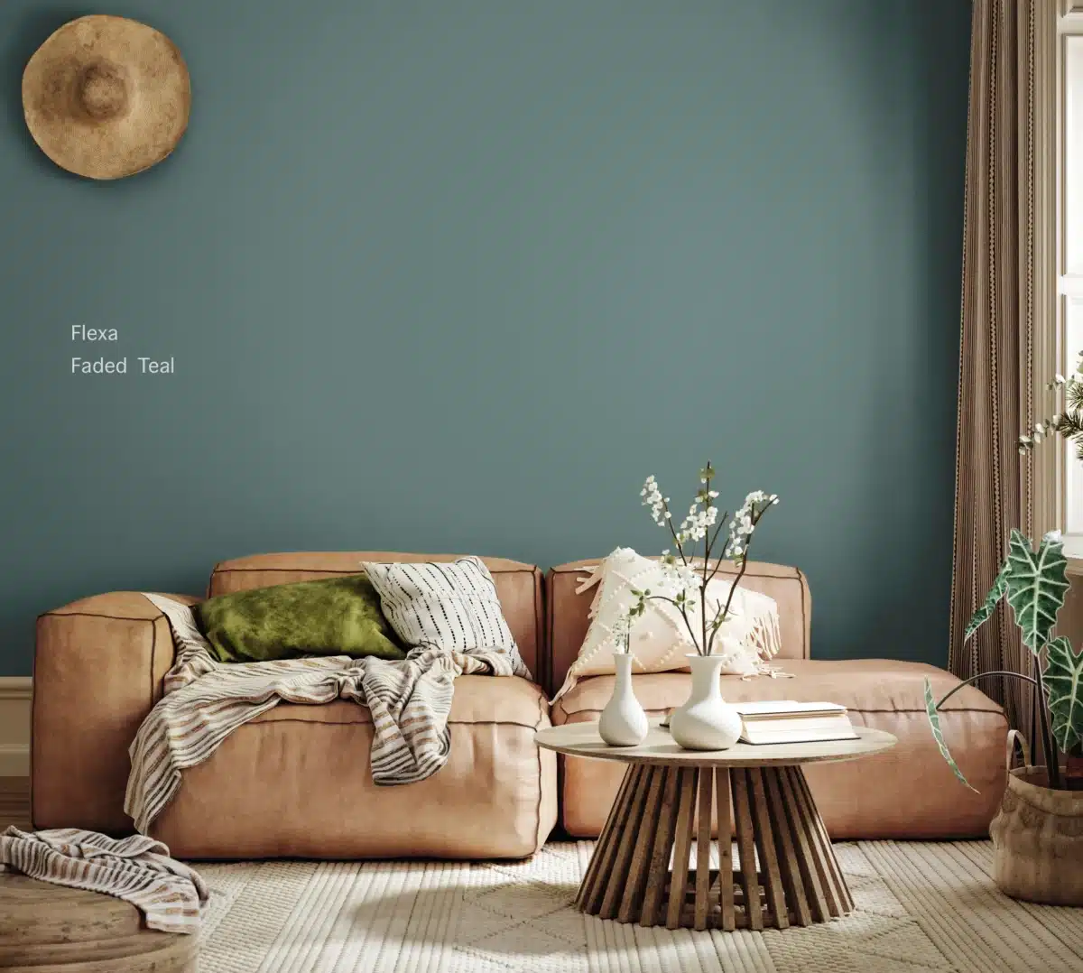 Flexa kleur Faded Teal