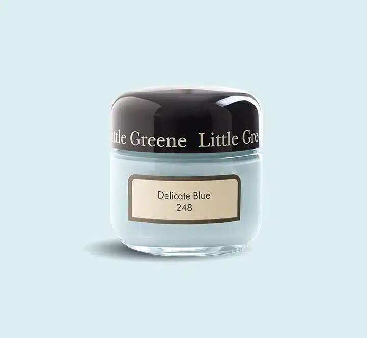 Delicate Blue Little Greene kleurtester