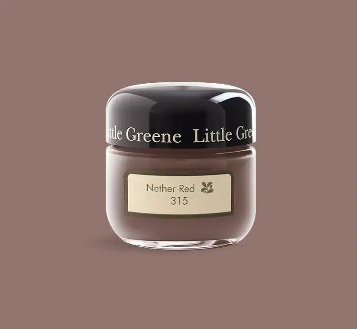 Nether Red Little Greene kleurtester