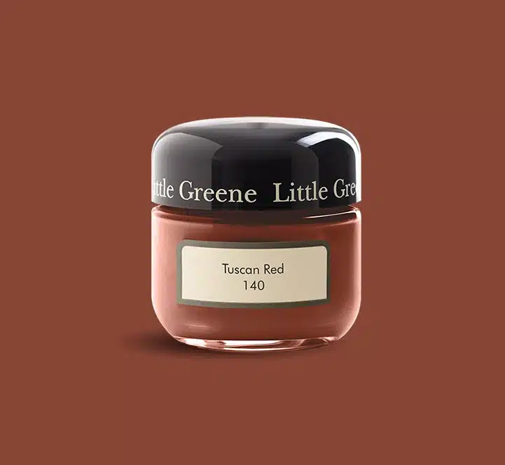 Tuscan Red Little Greene kleurtester